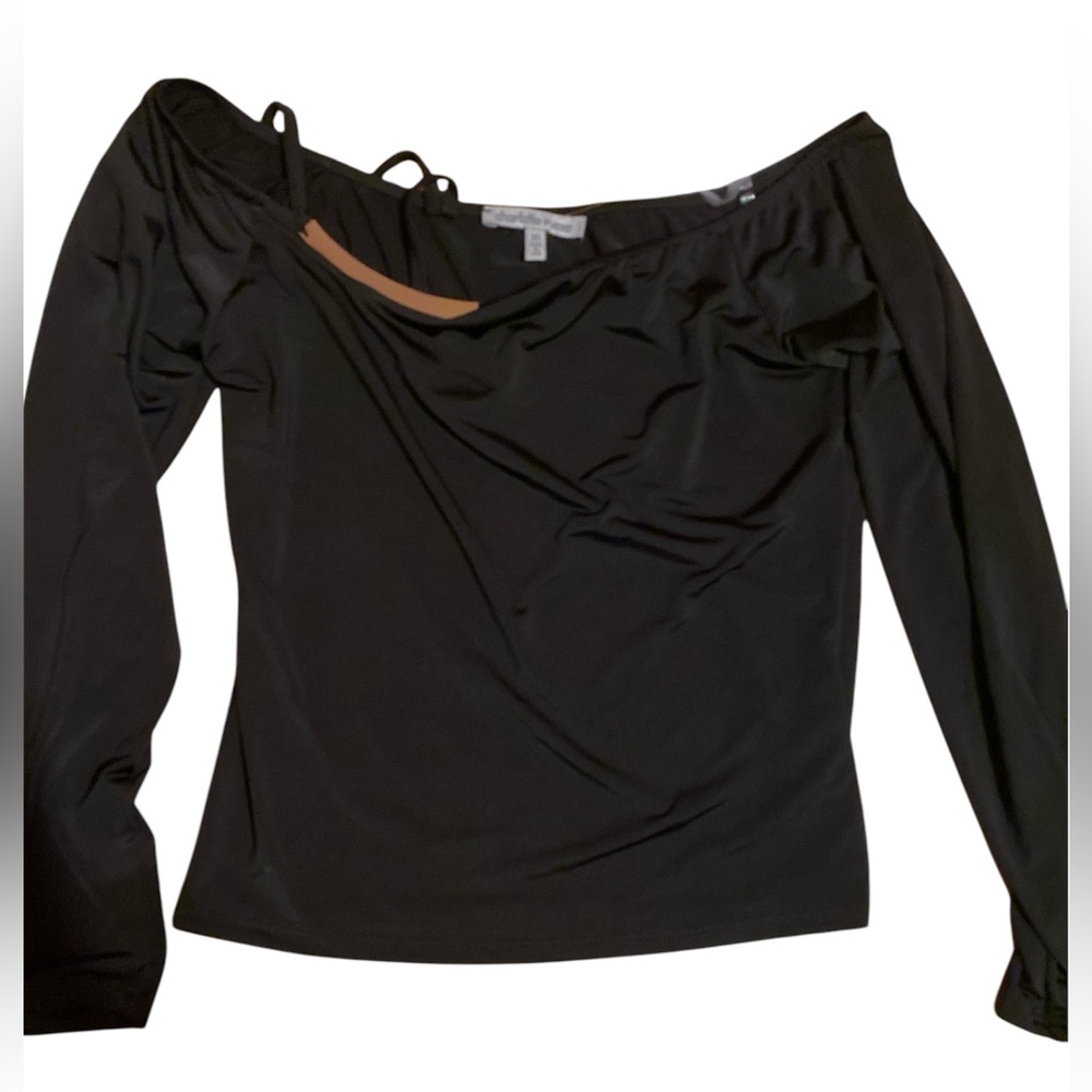 Black Off-the-Shoulder Top